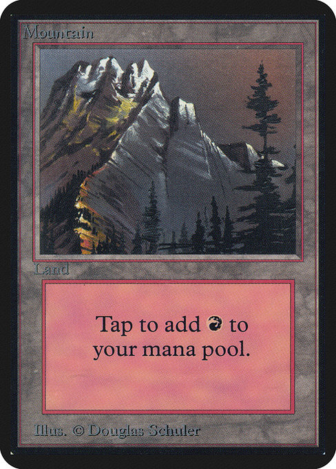 Mountain - Basic Land — Mountain - ({T}: Add {R}.)